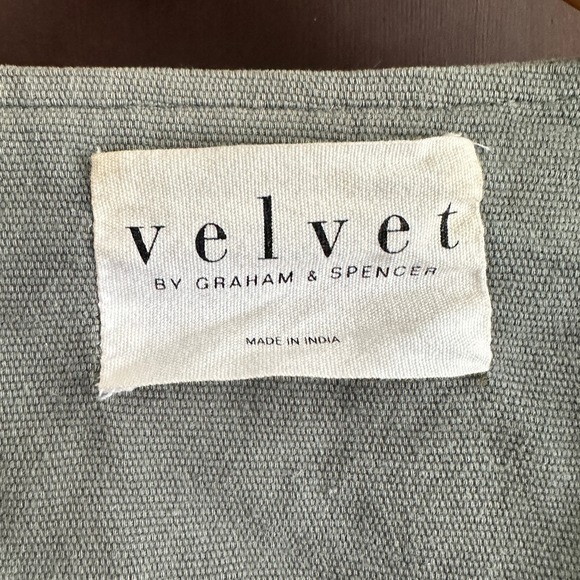 VELVET by GRAHAM & SPENCER | Soft Green Moto Style Field Jacket | Small - Picture 2 of 6